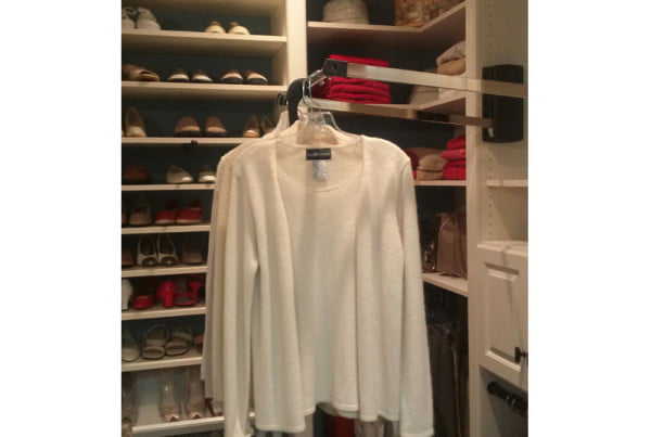 pull down hanging rack