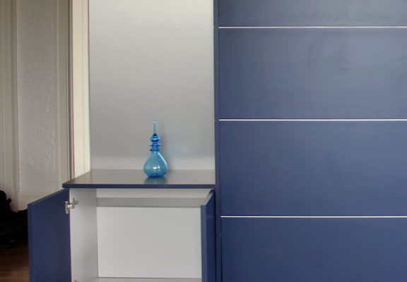 wall bed side table