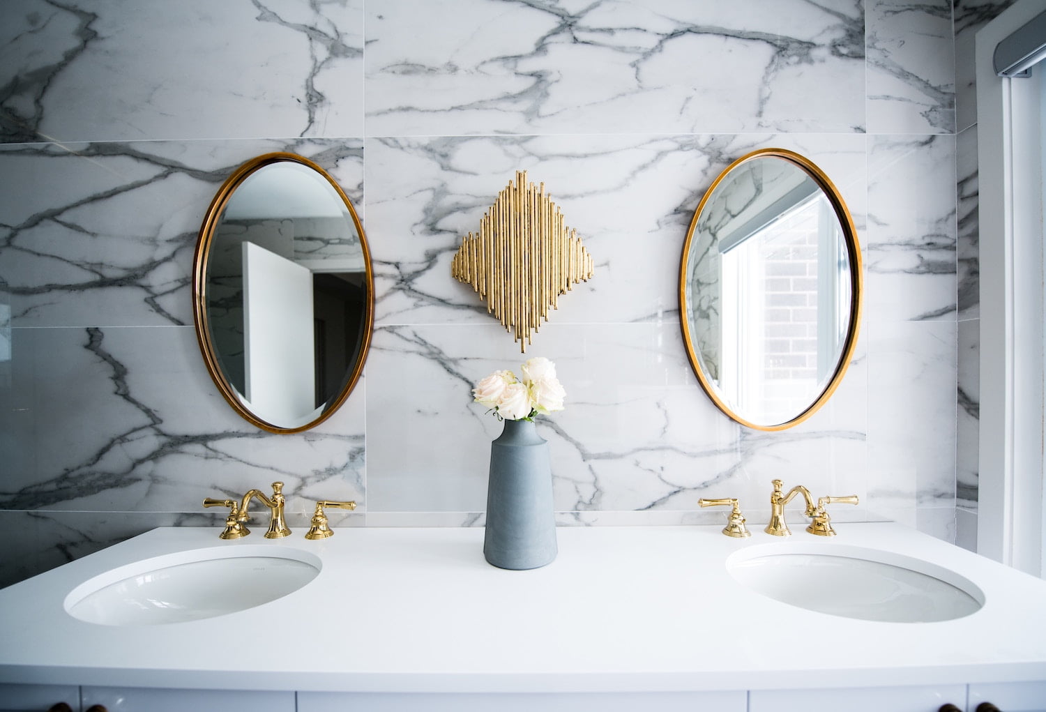 Organized bathroom