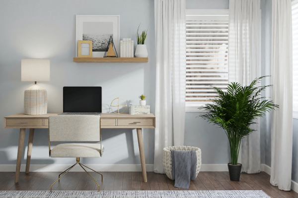 coastal office decor